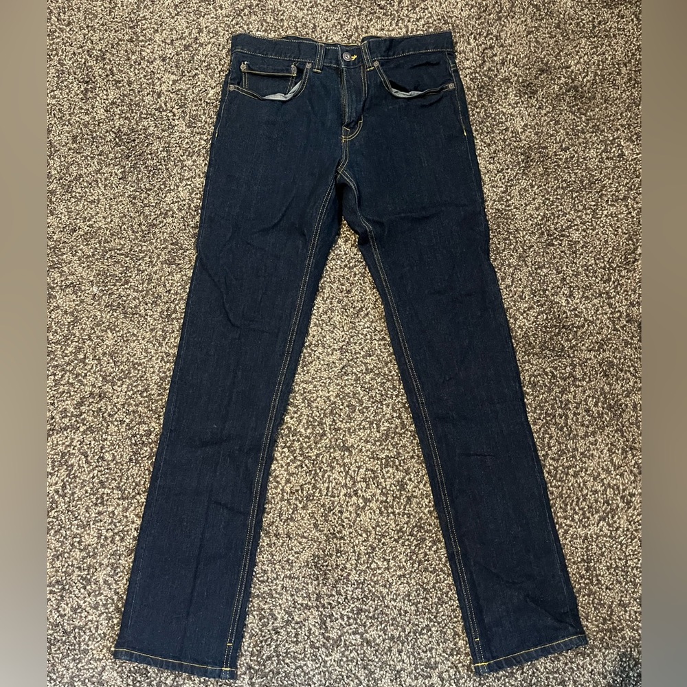 Prana Straight Fit Dark Wash Jeans 32x34